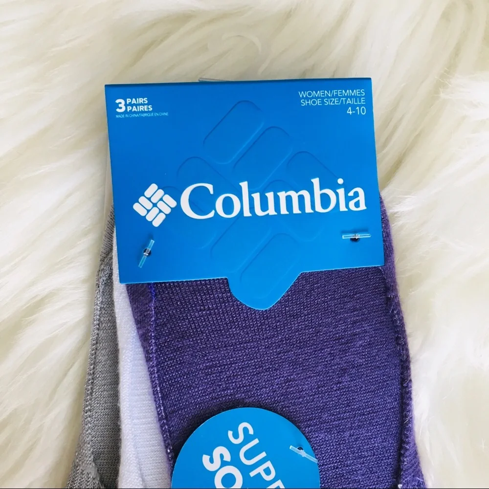 NWT Columbia Women’s 3 pk. Dottie Liner No-show Socks Polka Dot